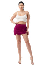 Mini Skort Asymmetrical Shorts