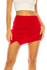 Mini Skort Asymmetrical Shorts