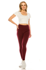 High Waisted Basic Leggings