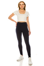 High Waisted Basic Leggings