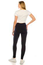 High Waisted Basic Leggings